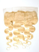 Russian Blonde Body Wave Lace Frontal